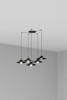 Lámpara Colgante Marlin Negra 5 Luces Faro 64133-5L