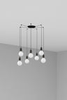 ART Colgante Negra Estilo Moderno FARO 64135-7L de Faro para iluminación interior