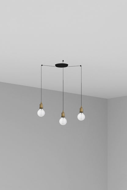 ART Lámpara Colgante Oro Viejo 3 Luces Faro, luminaria decorativa, Ref. 64137-3L