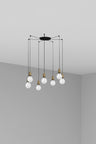 ART 7L Lámpara Colgante Oro Viejo Estilo Moderno FARO 64137-7L