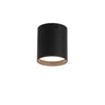 Plafón LED Techo HARU Redondo Negro Faro 64207
