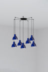 Colgante Venice Azul Cobalto Faro, diseño artesanal ref 64255-115-7L