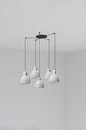 Colgante VENICE Cerámica Blanca Faro - Diseño Artesanal 64255-124-5L