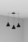 Venice 200 Colgante Artesanal Negro Faro 64255-125-3L