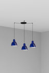 Venice Colgante Azul Cobalto 3 Luces Faro de LuzGuru, ref. 64255-128-3L