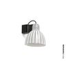 Venice Aplique de Pared Rayas Blanco y Negro Faro - Diseño cerámico único