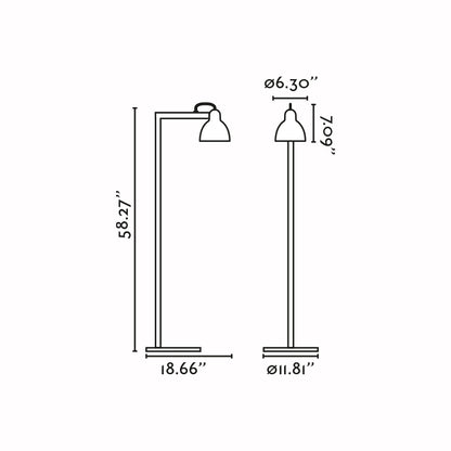Lámpara de pie con tecnología LED de 15W, perfecta para crear ambiente en el salón.