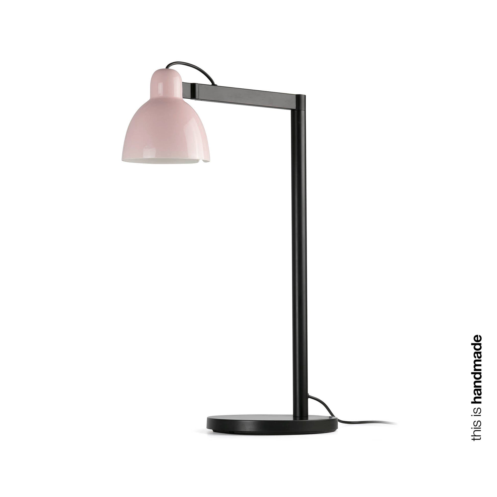 Lámpara de mesa Venice rosa Faro, diseño artesanal en cerámica, ref. 64276-113