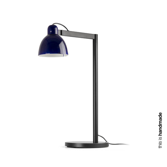 Lámpara de sobremesa VENICE artesanal azul cobalto FARO 64276-115