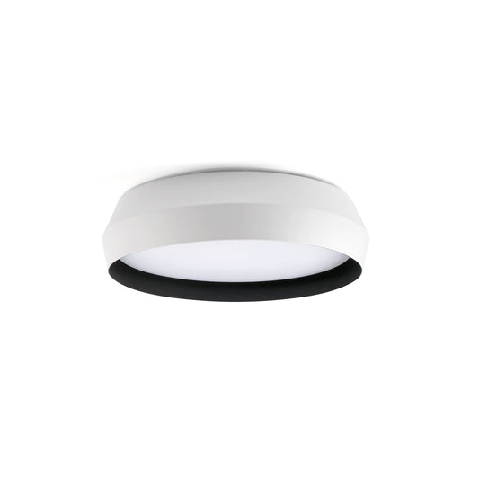 Shoku Aplique Plafón Minimalista Blanco y Negro FARO 64278