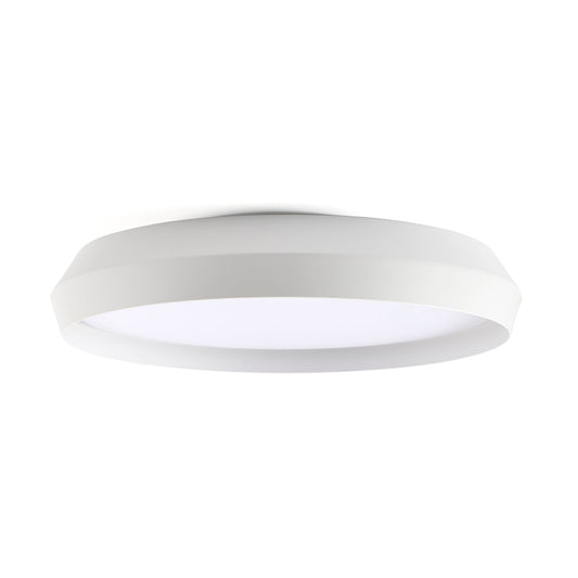 Shoku Plafón LED Circular Blanco Faro, diseño minimalista (64281)