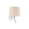 SAMBA Aplique con Lector Blanco y Pantalla Beige FARO 64308-35