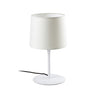 Lámpara de Mesa CONGA Blanca Textil FARO 64310-04-US