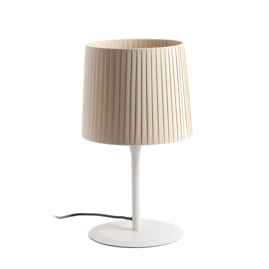 Lámpara de mesa SAMBA Blanca y Beige FARO 64310-38-US