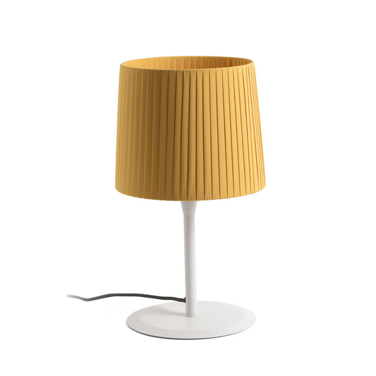 SAMBA Sobremesa Blanca y Amarilla Textil FARO 64310-39-US