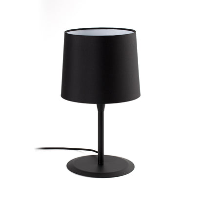CONGA Lámpara de Mesa Textil Negra FARO para salón y dormitorio, ref. 64311-06-US
