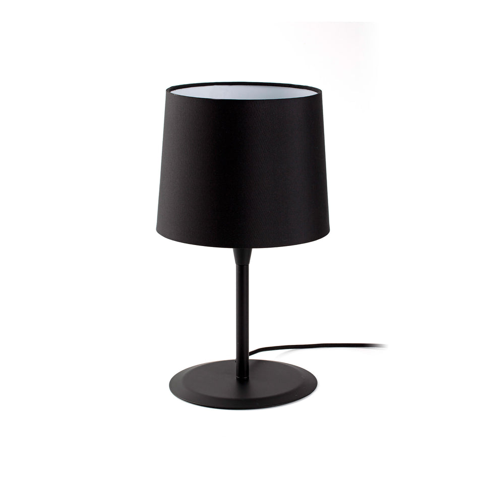 Modelo 3D interactivo y realidad aumentada de Lámpara de Sobremesa Conga Negra Mate 43 cm Faro Lab