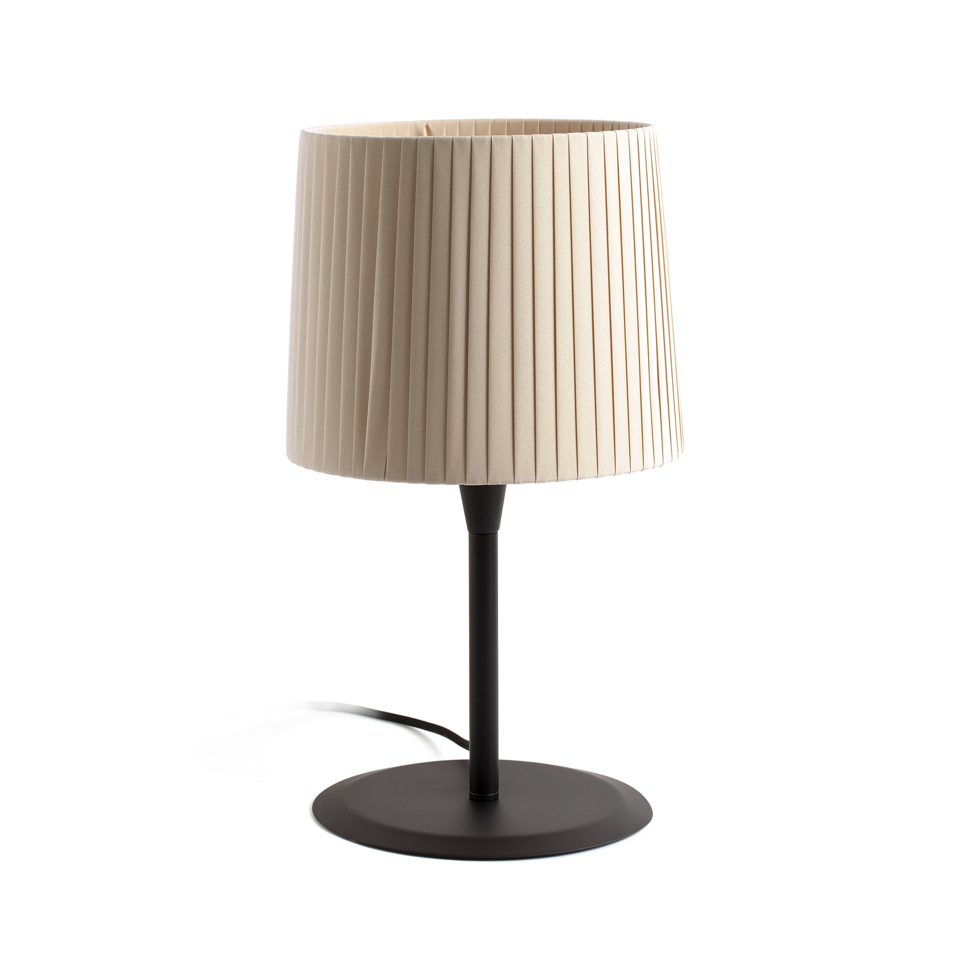Lámpara de mesa SAMBA Negra y Beige FARO 64311-38-US