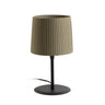 Lámpara de mesa SAMBA Textil Verde FARO, diseño original LuzGuru
