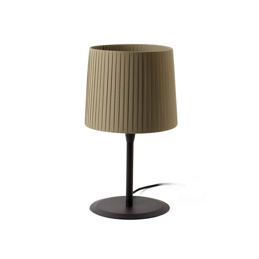 SAMBA Lámpara de Mesa Textil Verde FARO, diseño original. Ref: 64311-40