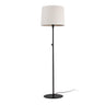 SAMBA Lámpara de Pie Negra Pantalla Beige FARO para salón y hogar. Ref 64313-41