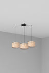 Lámpara colgante MAMBO de Faro en ratán, modelo 64314-48-3L
