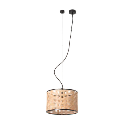 Lámpara Colgante MAMBO Ratán Natural FARO, diseño elegante y acogedor. Ref: 64314-48