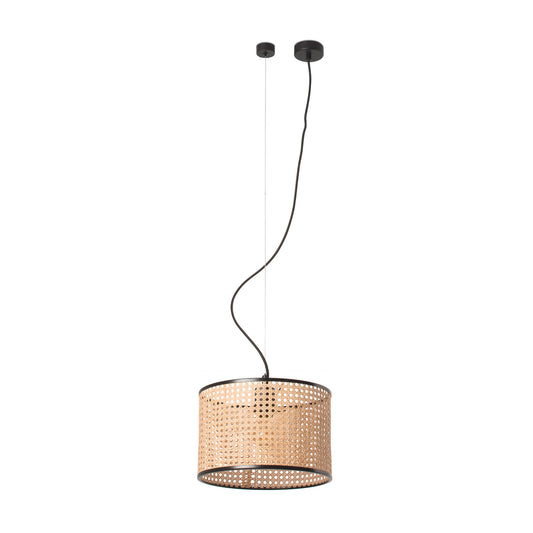 Lámpara Colgante MAMBO Ratán Natural FARO, diseño elegante y acogedor. Ref: 64314-48