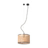 Lámpara Colgante MAMBO Ratán Natural FARO, diseño elegante y acogedor. Ref: 64314-48