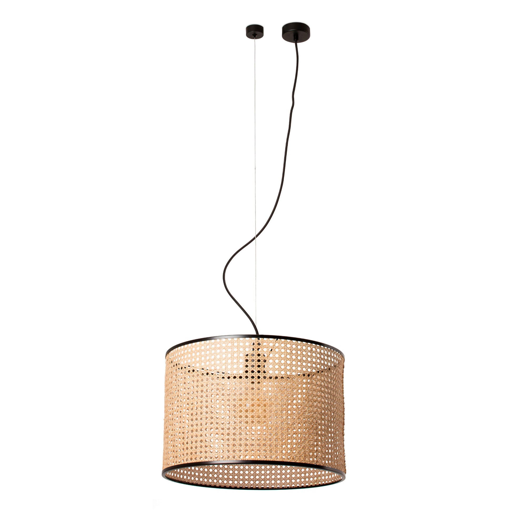 Lámpara Colgante MAMBO Ratán Natural Faro 64314-49