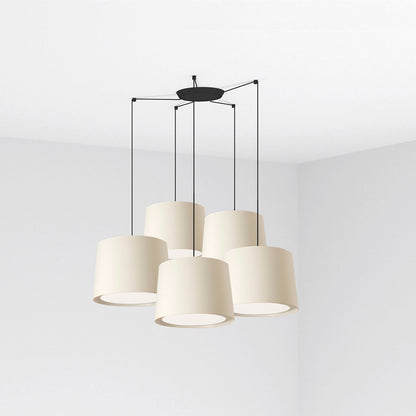 Vista previa del modelo 3D y realidad aumentada de Lámpara Colgante CONGA 5 Luces FARO