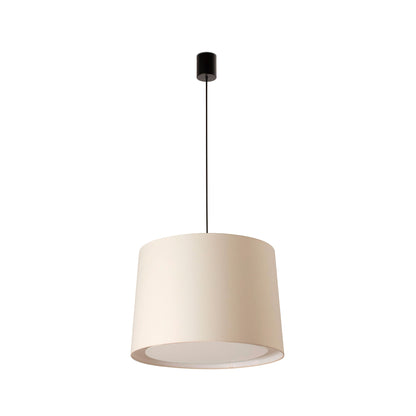 CONGA Lámpara Colgante Textil Beige y Negra FARO 64315-55
