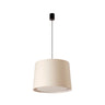 CONGA Lámpara Colgante Textil Beige y Negra FARO 64315-55