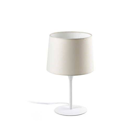 Lámpara de Sobremesa CONGA Blanca y Beige 215 mm FARO - vista principal | FARO