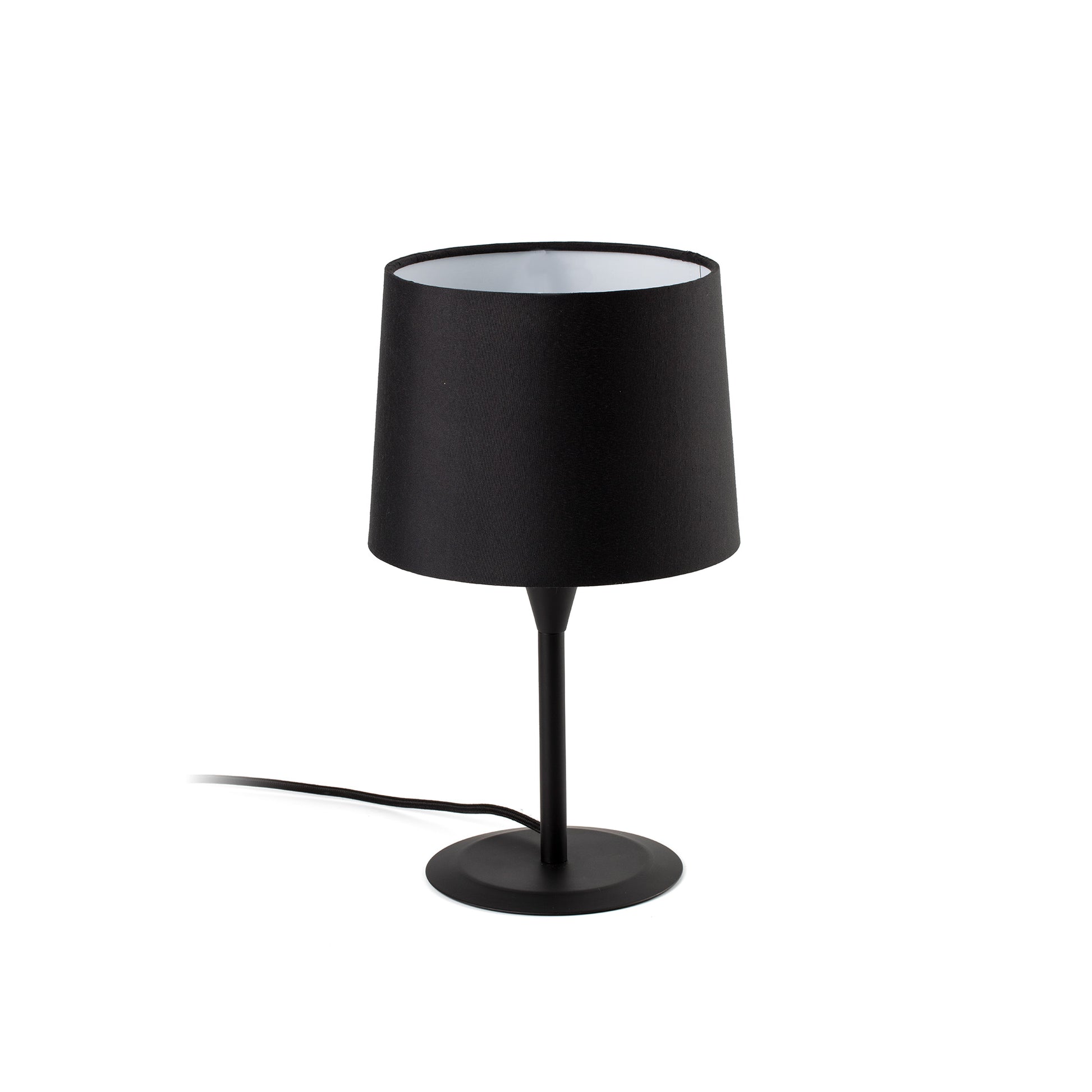 CONGA Lámpara de Sobremesa Mini Negra FARO 64317-03-US para habitaciones