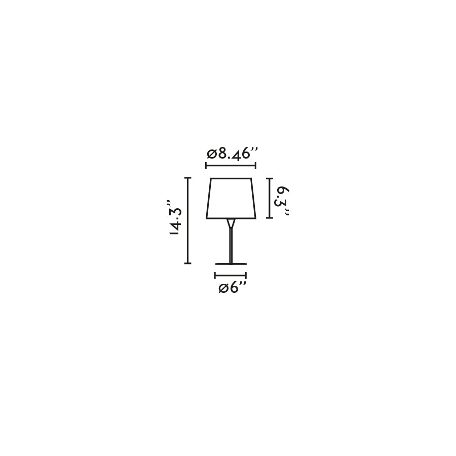 Lámpara de sobremesa con tecnología LED de 15W, ideal para lectura