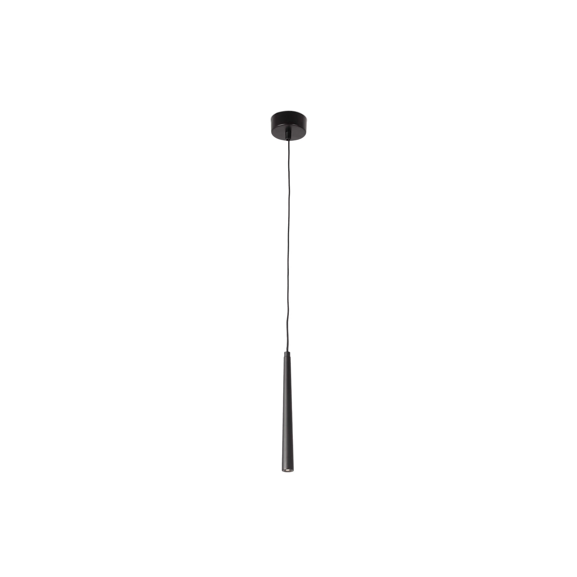 SABI Colgante Negro Diseño Minimalista Faro, luminaria LED interior, ref. 64321