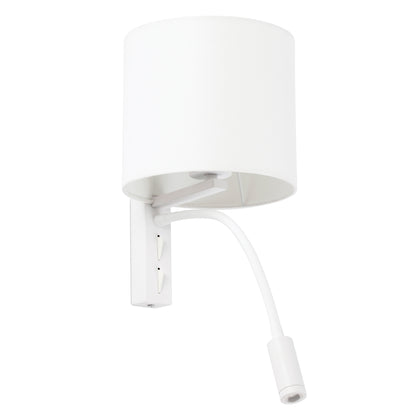 Aplique con Lector Blanco Faro TIRA 64322 para dormitorio y salón