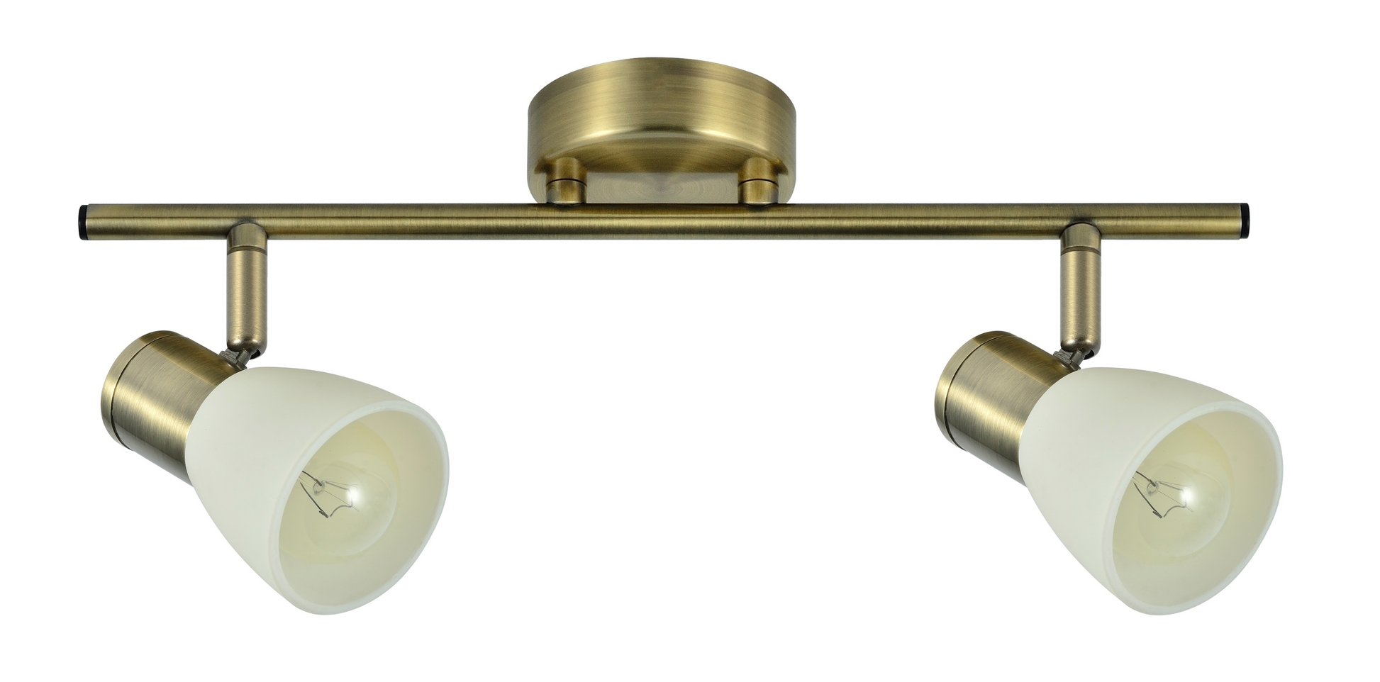 Regleta de focos orientable 360º, ideal para iluminar el salón