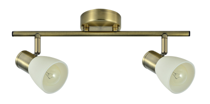 Regleta de focos orientable 360º, ideal para iluminar el salón