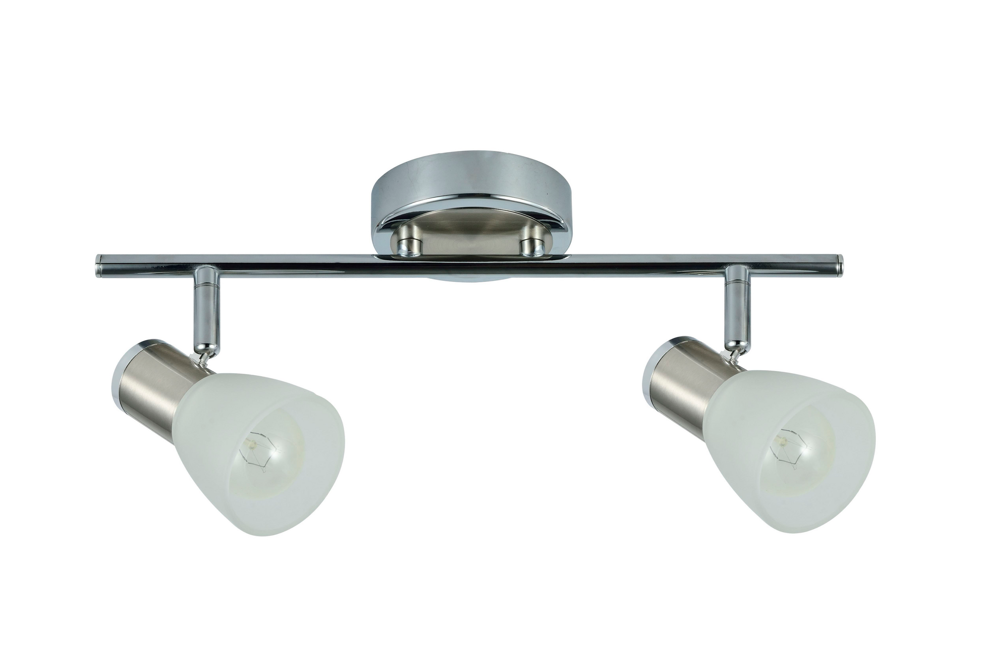 Regleta de focos orientables con giro de 360º para interior