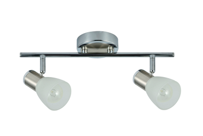 Regleta de focos orientables con giro de 360º para interior