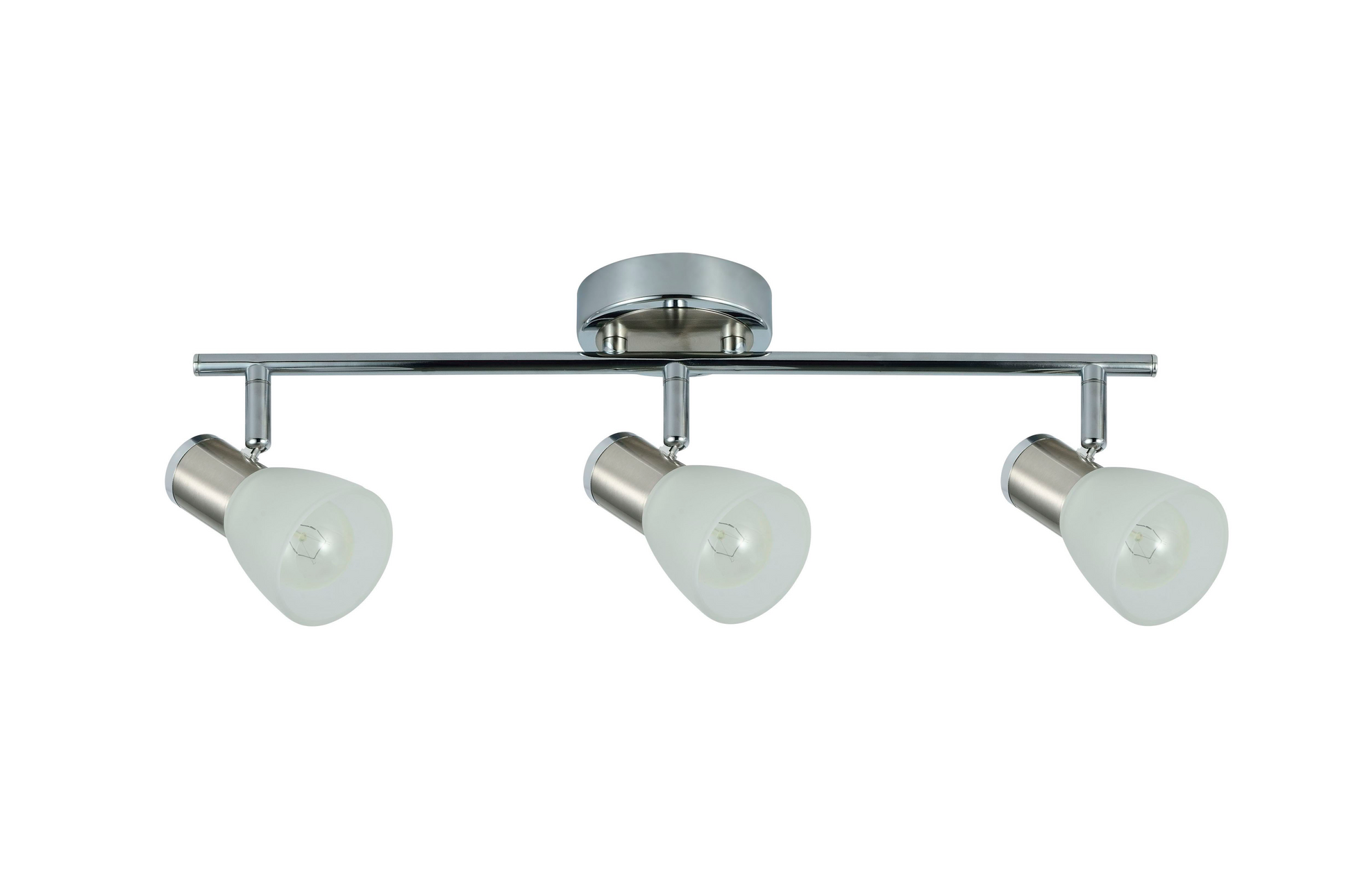 Regleta con focos orientables 360º para iluminación direccional