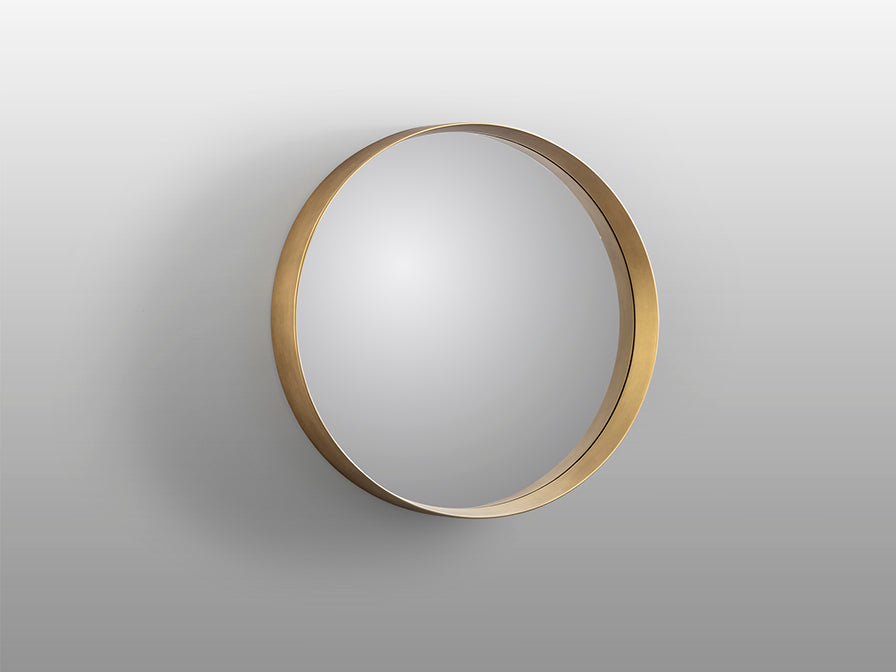 Espejo Redondo de pared Mia de Schuller (Mia) con marco dorado de poliuretano de gran formato - Ref 646277.

