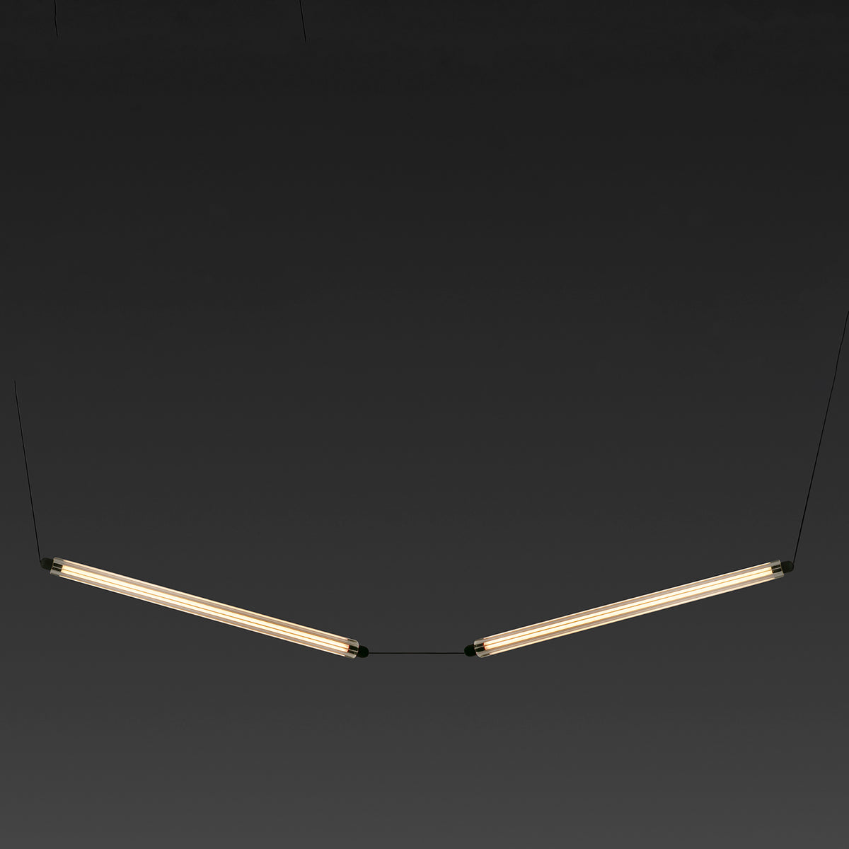 Lámpara Colgante LED Lumina 600 Curva 24W 2200K Negro FARO - vista principal | FARO