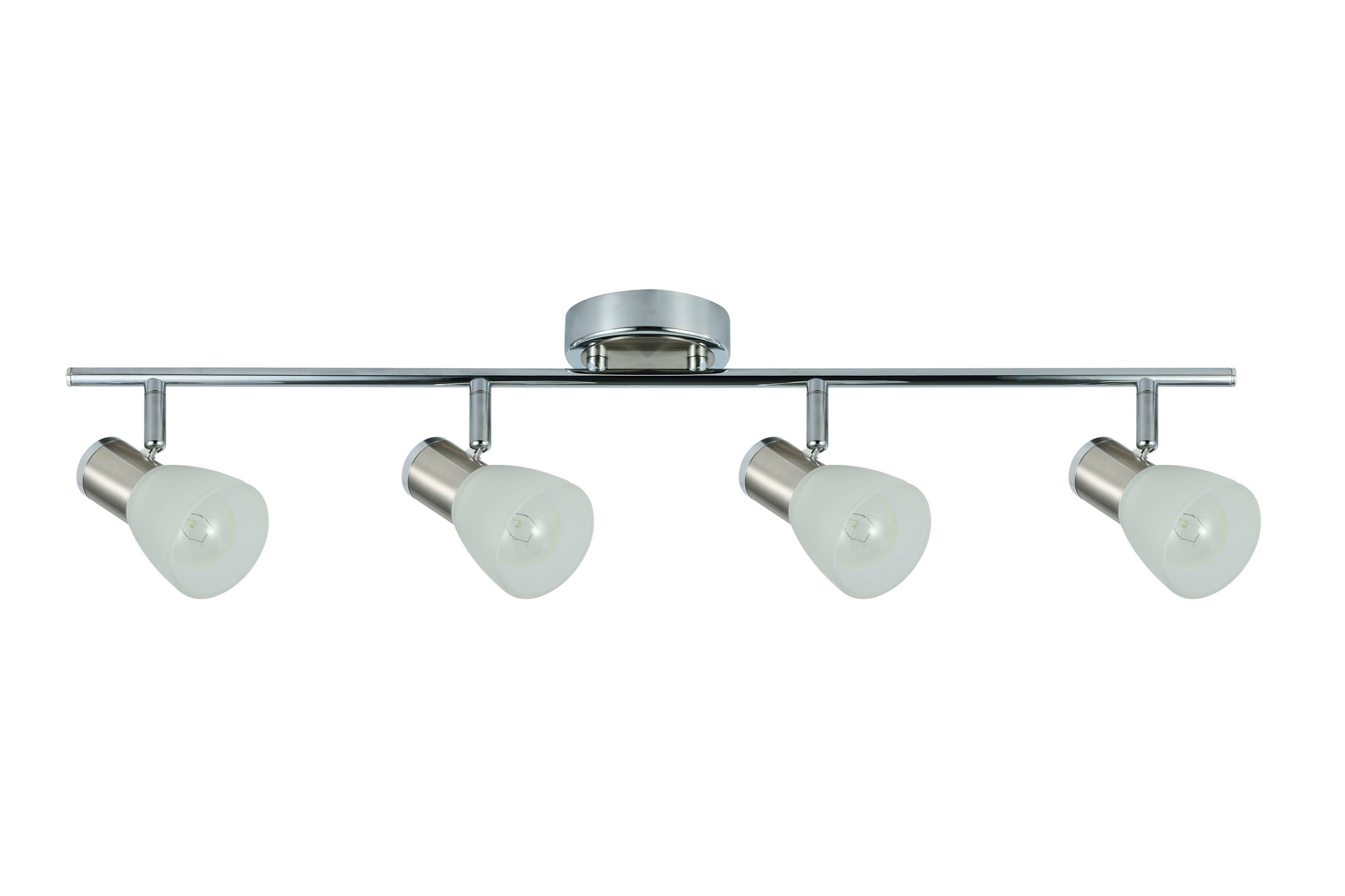 Regleta con focos orientables 360º para iluminar a tu gusto