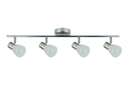 Regleta con focos orientables 360º para iluminar a tu gusto