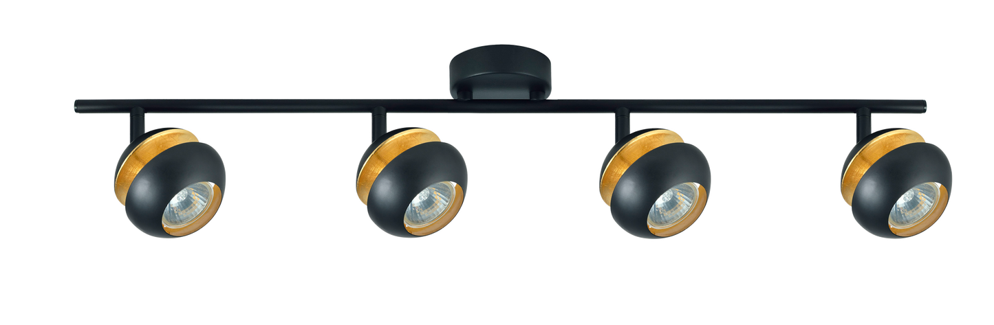 Regleta con focos orientables Beethoven para iluminar interiores
