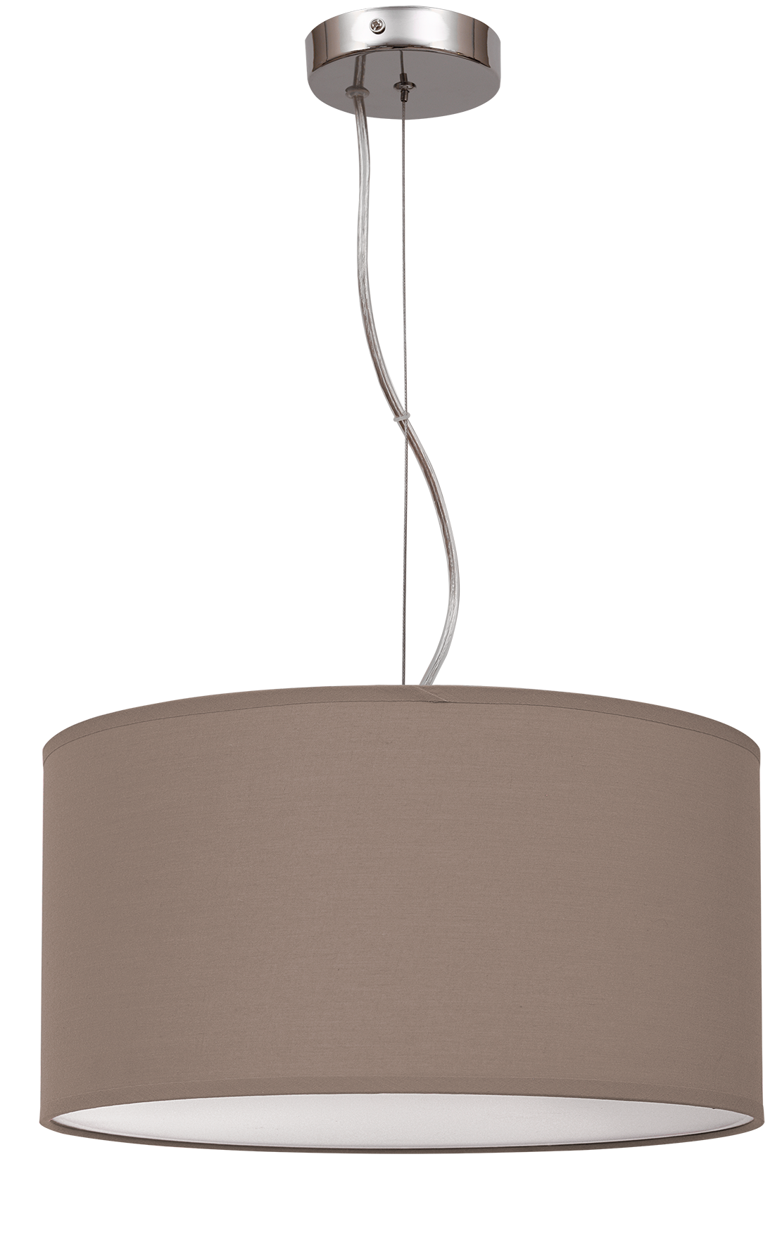 Colgante Nicole Marron Topo de Fabrilamp, vista general. Iluminación elegante para tu hogar.