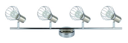 Regleta de focos orientable 360º, ideal para interior